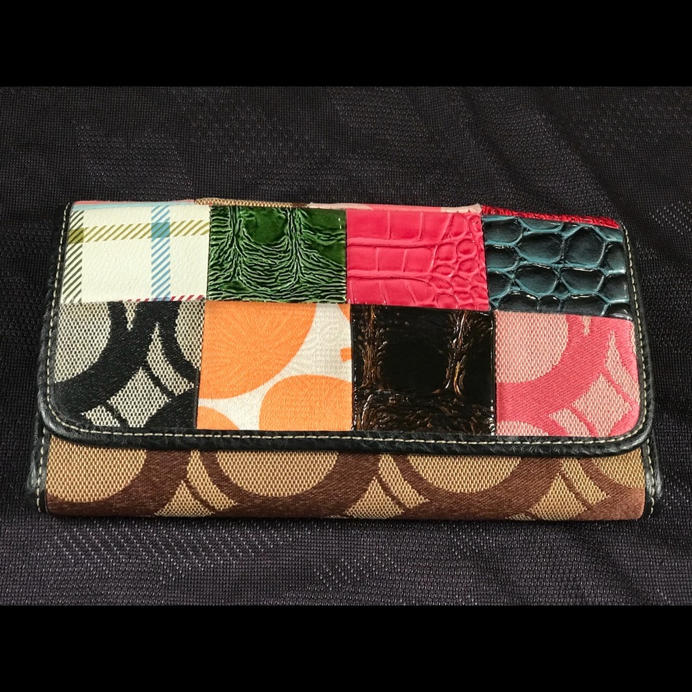 Multi colored Wallet.